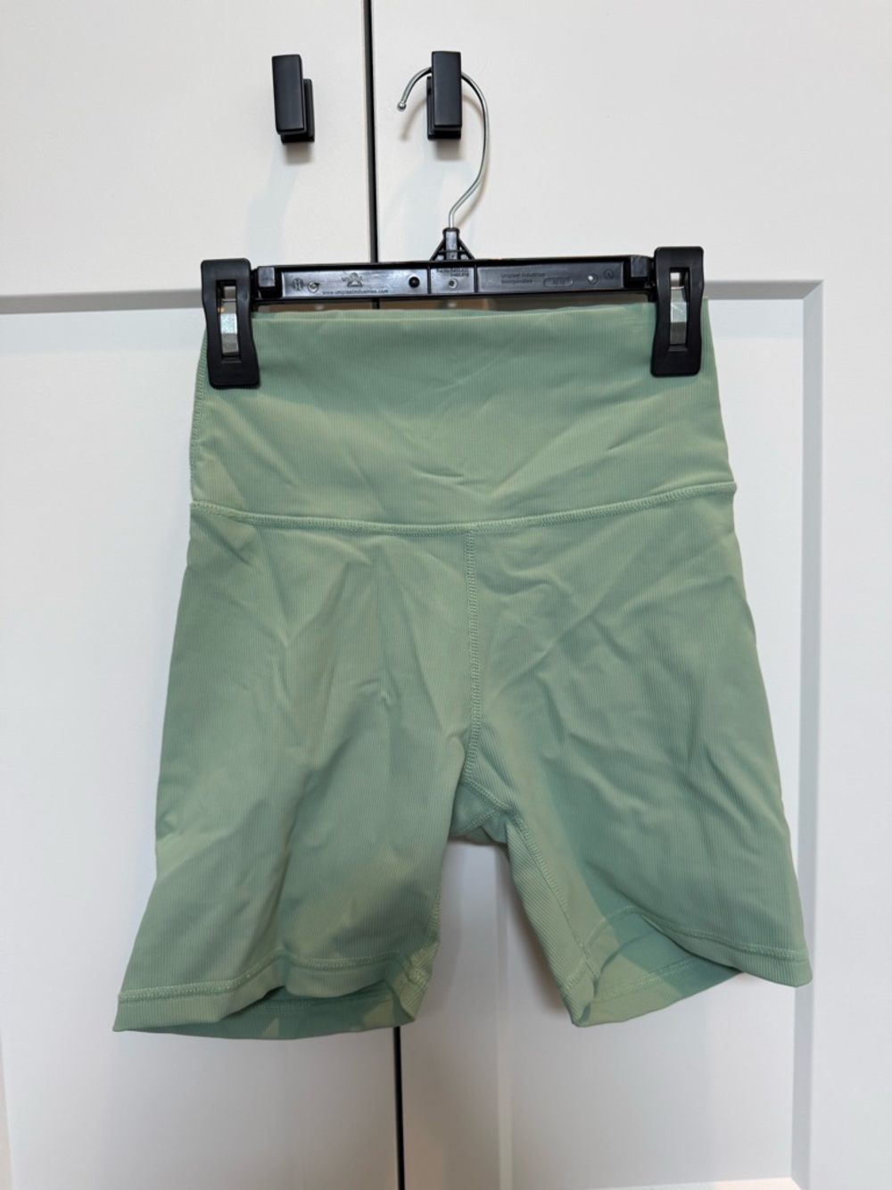High-Rise Green Women’s Bike Shorts